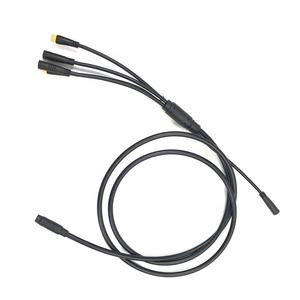 电动自行车电源线 2针 3针 5针 9针 M8 IP65 防水连接器 4合2线 LED灯 - Product Image 1