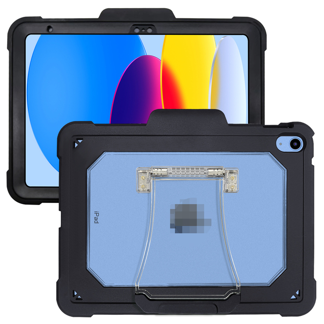 Silicone+PC Holder Shockproof Kickstand Heavy Duty Kids Tablet Case for iPad 10th 11th A16 11' Tablet case Cover