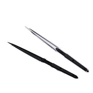 มีดชงชาเหล็กกล้าไร้สนิมหลงฉวนจากจีน ใบมีดตันขึ้นรูปชิ้นเดียว สำหรับทำปลอกกระบอง DIY และสะสมเข็มชงชา - Product Image 1