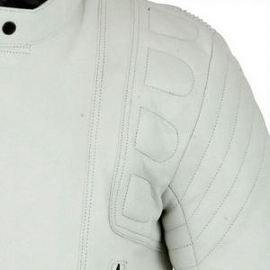 Men High Quality Distressed Vintage Leather <b>Biker</b> <b>Jacket</b> Retro Cafe Racer Motorcycle Cowhide Zipper Street Wear Stylish <b>Jackets</b> - Product Image 4
