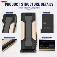 Kartu Akselerator GPU V100 32GB PCIe versi asli, Kartu Grafis Komputasi Volta HBM2 untuk Server Pembelajaran Mendalam AI