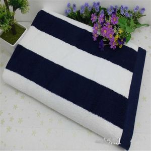 ผ้าขนหนูลายทางขาวดำ 100% ขายส่ง ผ้าขนหนูชายหาดผ้าเทอร์รี่คอตตอน - Product Image 2
