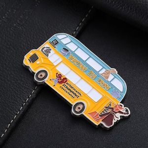 Custom Metal Cute Design Bus Tea Trips Fridge Magnet Manufacturer - Product Image 5