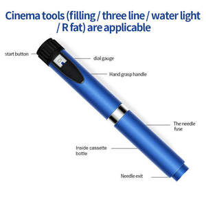 Reusable Aluminum V2 Water Resistant Injection <b>Pen</b> Multiple Colors <b>Refillable</b> Peptide Dosing <b>Pen</b> for 3ml Glass Cartridge Vial - Product Image 6