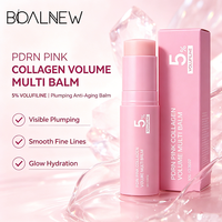 Baume hydratant illuminateur pour la peau, anti-âge, multi-zones, à base de PDRN et de collagène, en stick portable, pour un soin ciblé et un effet volume, OEM ODM