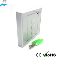 Interruptor de pared de 2/3 vías con código variable de 433mhz, interruptor con control remoto de código variable