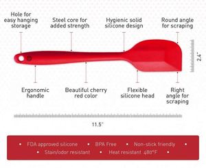 Customized Food Grade Silicone Kitchen Spatula <b>Set</b> - Product Image 5