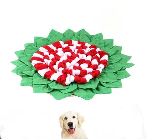 Nuove idee a forma di fiore Pet Sniff Mat tappetino Anti soffocamento cane e gatto Sniff Training coperta tappetini per l'alimentazione del cane