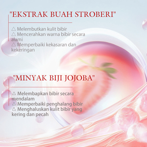 KORMESIC Certifié Bpom Vente en gros 2,7g Baume à lèvres hydratant et éclaircissant qui améliore la texture des lèvres, couleur fraise - Product Image 4