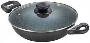 Nouveautés en gros d'usine : Ensembles de batterie de cuisine 4 pièces personnalisables en marbre et aluminium, antiadhésifs, comprenant woks et poêles pour la cuisson - Product Image 4