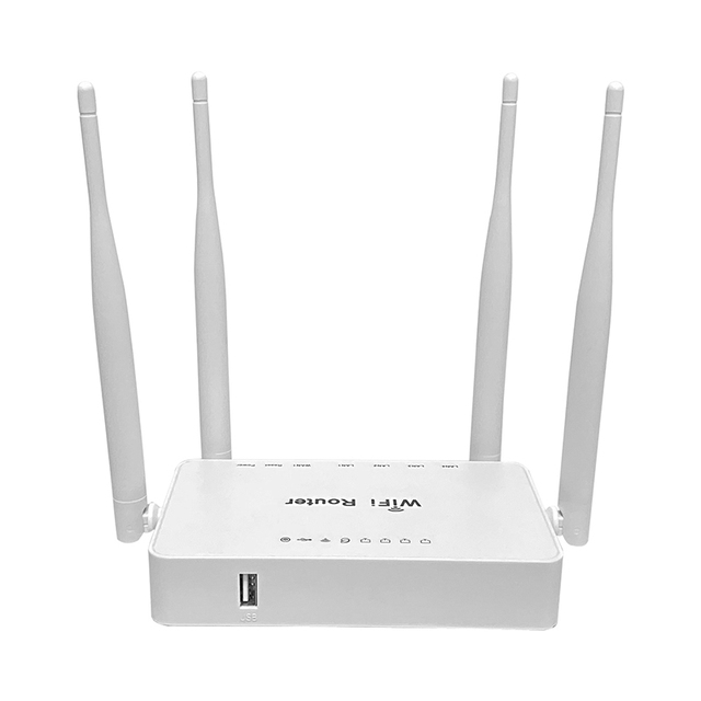300Mbps OpenWRT Wireless Router MT7620N 4 Antenna 5 Port OEM ODM Custom WiFi Solution for ISP Projects
