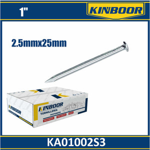 Commercio all'ingrosso 25mm X 25mm chiodi in calcestruzzo per la costruzione punto di diamante in muratura stinco scanalato spinato-progetti di costruzione - Product Image 1