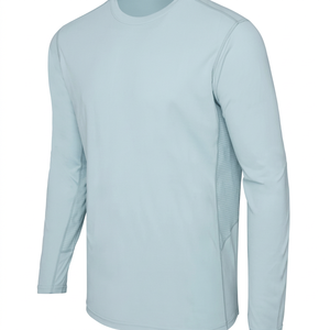 Customizable UPF50+ Sublimation Sun Protection Fishing Clothing <b>Mesh</b> Quick Dry Breathable <b>Long</b> <b>Sleeve</b> Fishing Shirt Hoodie - Product Image 1