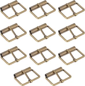 Lot de boucles à ardillon simple en laiton, boucles en métal bronze, quincaillerie pour ceintures, chaussures, sacs, accessoires de bricolage - Product Image 1