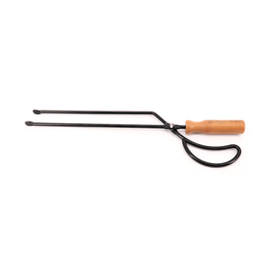 <span class=keywords><strong>Pince</strong></span> à feu en métal avec manche en <span class=keywords><strong>bois</strong></span> <span class=keywords><strong>Pince</strong></span> de cheminée à charbon de <span class=keywords><strong>bois</strong></span> <span class=keywords><strong>pour</strong></span> barbecue et camping en plein air - Product Image 1