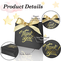 Mini Sachets Cadeaux de Luxe Dorés à la Feuille, Élégants Nœuds pour Mariage, Anniversaire, Baby Shower, Boîtes à Friandises Recyclées et Protégées, Petit Cadeau