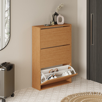 Meuble de hall sophistiqué pour le rangement quotidien des chaussures – Armoire à chaussures moderne pour entrée d'appartement de luxe