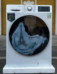 Lave-linge commercial à chargement frontal F <span class=keywords><strong>LG</strong></span> 13 kg avec tambour, technologie à entraînement direct à fréquence variable, pulvérisation à vapeur à séchage rapide - Product Image 1