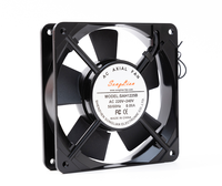Ventilateur axial de refroidissement à haut débit d'air 120x120x25mm 100-125V 220-240V pour la ventilation des équipements