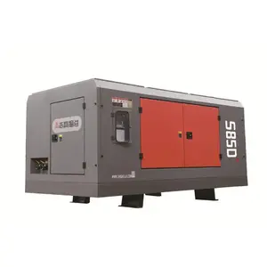 China Industrial Diesel Rotary Screw Air Compressors Noise Reduction Machine Supplier With Computer Control System