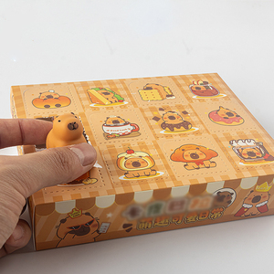 ตุ๊กตาคาปิบาร่าน่ารัก กล่องสุ่ม ของตกแต่งโต๊ะทำงานสุดสร้างสรรค์ - Product Image 2