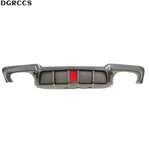 <b>For</b> 5 Series F18 M5 2009-2016 Carbon Fiber Rear Lip Rear <b>Diffuser</b> Bumper Lip With Taillights - Product Image 2