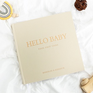 Álbum de Fotos y Diario de Recuerdos Personalizado <span class=keywords><strong>para</strong></span> el Primer Año del Bebé, Regalo de Recuerdo <span class=keywords><strong>para</strong></span> Baby Shower, Venta al por Mayor - Product Image 3