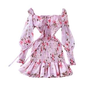 2019 Korean Women's Chiffon Dress Trends