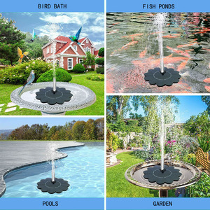 1.4W a forma di fiore Fontana di Energia solare senza batteria <span class=keywords><strong>per</strong></span> il <span class=keywords><strong>giardino</strong></span> e stagno - Product Image 5