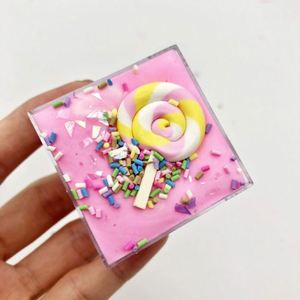 Slime de Mantequilla Esponjoso con Dulces y Caramelos, Slime de Nubes Coloridas con Charms, Slime de Chocolate, ¡Lo Más Vendido de 2021! - Product Image 5