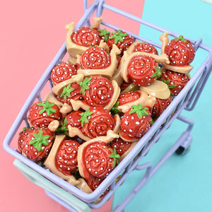 Precio al por mayor: Molde de caracol 3D, dijes de resina, decoración para jardín de hadas, accesorios para casa de muñecas, adornos de resina - Product Image 3