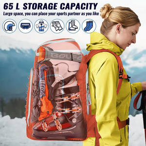 Échantillon gratuit Sac à chaussures de ski personnalisé avec logo Sac à dos léger imperméable Sac à chaussures de ski de voyage pour bottes - Product Image 2