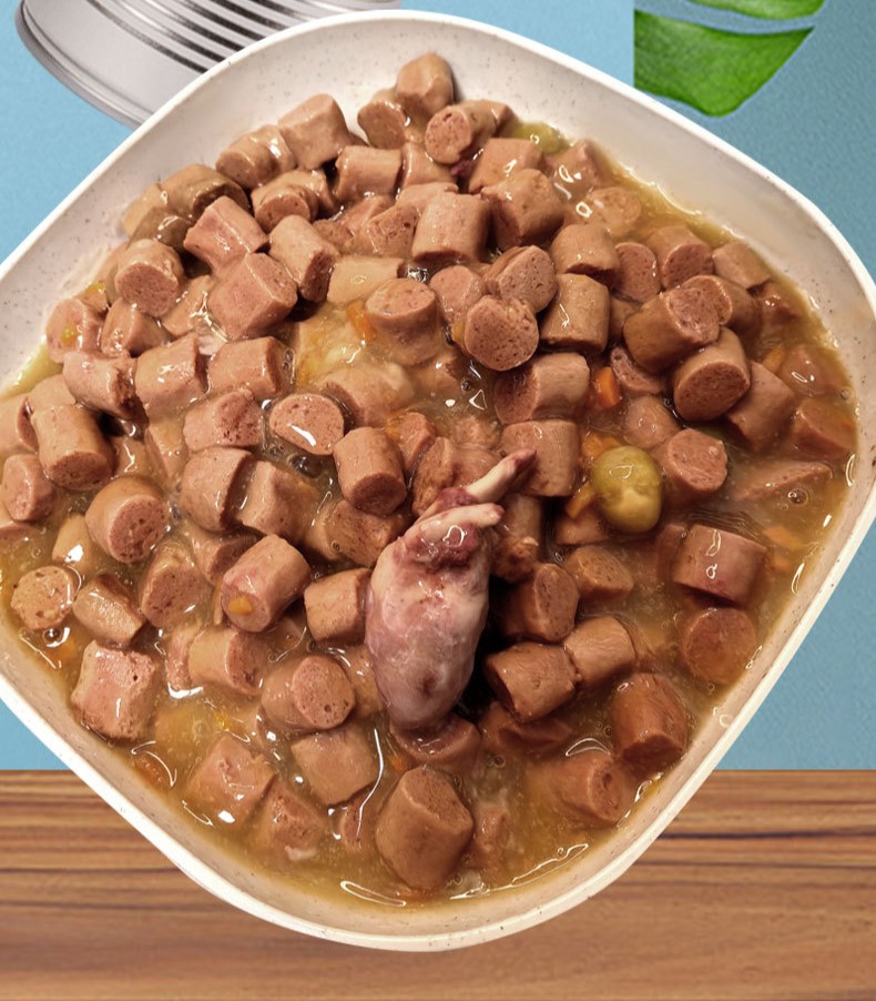 Кусочки мокрого мяса от OEM, Консервированный Корм для собак, обернутые закуски для щенков и больших взрослых собак, оптимальный влажный корм для рыбы