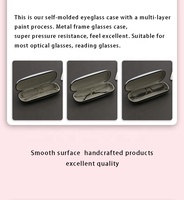 Étui en plastique pour lunettes de luxe étui à lunettes de sublimation portable en cuir étuis à lunettes en pu