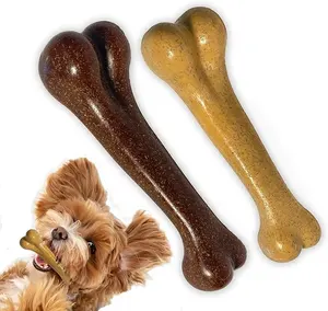 Groothandel Custom Onverwoestbare Interactieve Puzzel Donsbeen Wishbone Hond Kauw Speelgoed Voor Agressieve Kauwers