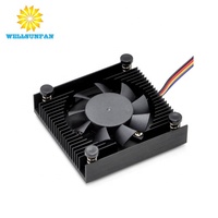 WellSunFan ODM OEM Refroidisseur CPU VGA 40 mm de petite taille en aluminium avec roulement à bille pour disque dur