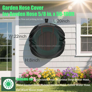 Garden Hose Reel Cover Protector Extend Life SunProof <b>Waterproof</b> Dustproof Heavy Duty Retractable Hose Cover for Outside - Product Image 3