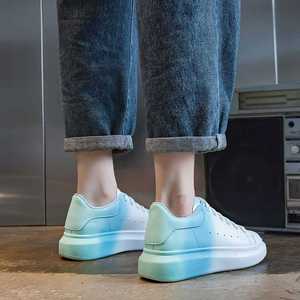 Zapatillas Deportivas de Plataforma para Mujer, Parte Superior de Malla Transpirable, Zapatillas Informales Blancas de Verano - Product Image 4