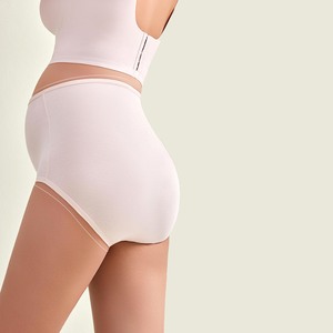 Culottes de maternité YIYI sans couture taille haute, grandes tailles, antibactériennes, <span class=keywords><strong>en</strong></span> coton extensible - Product Image 6