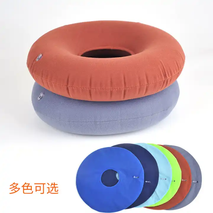 Pro Inflatable Rubber Ring Round Seat Cushion Medical Hemorrhoid Pillow  Donut,Blue