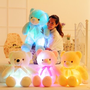 ตุ๊กตาหมีเรืองแสงสีรุ้งหลากสี ขนาด 30 ซม. บรรจุใยฝ้าย PP ราคาสุดคุ้ม ของขวัญวันวาเลนไทน์และ<span class=keywords><strong>วัน</strong></span>แม่ - Product Image 2