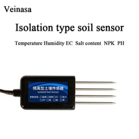 Capteur intégré TR-THSPH04O pour l'humidité, la température, le pH, le NPK et la salinité du sol – Agriculture intelligente