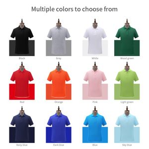 Sales Promotion Custom logo Solid Color Plain Blank Pique Embroidery Washed t Shirt Cotton T-shirts Men's <b>Polo</b> Shirts - Product Image 4