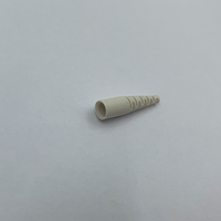 Connecteur de fibre optique LC, longueur 16,6 mm, diamètre intérieur 1,1 mm |   Manchon de décompression à sertir ignifuge V0 TPE monomode
