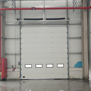 Portes <span class=keywords><strong>de</strong></span> <span class=keywords><strong>garage</strong></span> industrielles sectionnelles coulissantes électriques automatiques en gros, isolées, faciles à installer, étanches - Product Image 1