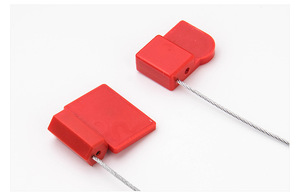 Cao an ninh mini RFID con dấu không thấm nước <span class=keywords><strong>tag</strong></span> Làm xáo trộn rõ ràng Cáp Tie dây thép lõi cho vận chuyển hàng hóa hậu cần Meter - Product Image 3