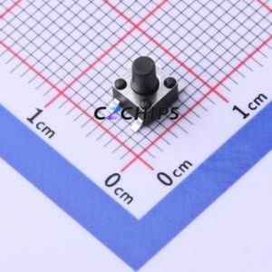 YTS1H0152HBG00 Tactile Switch SMD Switch Single Pole Single Throw Round Button 2.5N Vertical Mount - Product Image 1