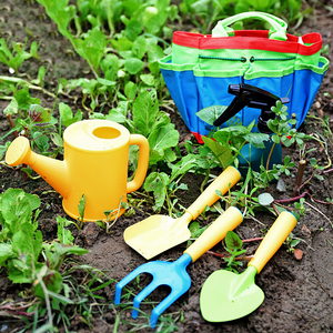 Kit d'outils de jardinage à main en plastique 3 pièces en gros <span class=keywords><strong>enfant</strong></span> outils de jardinage pour cadeau d'enfants - Product Image 4