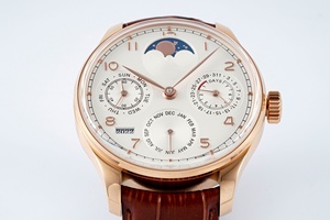 Reloj Deportivo de Buceo con Calendario Perpetuo y Fase Lunar, Movimiento Mecánico 52610 de Acero Inoxidable de 44 mm, Oro Rosa, 20 mm - Product Image 2