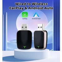 Dongle sans fil CarPlay Android Auto pour voiture d'origine avec CarPlay filaire, adaptateur CarPlay sans fil, connexion rapide Bluetooth Wifi